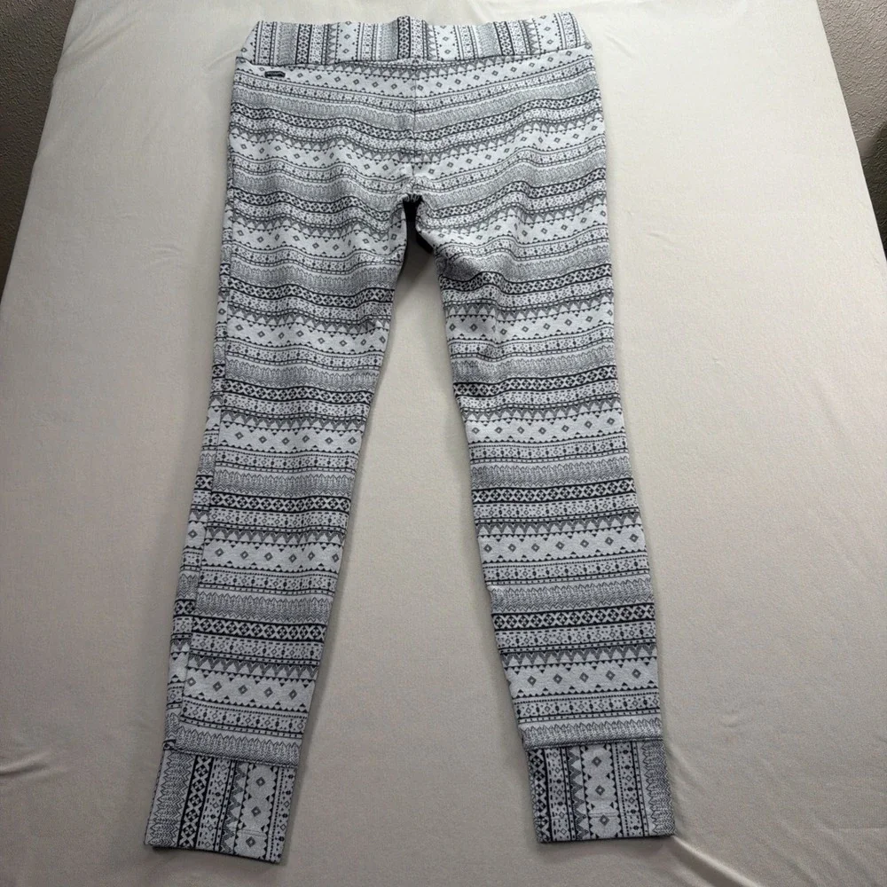 COLUMBIA Pants Women's XL Aspen Lodge Fair Isle Legging Nordic Winter Gray